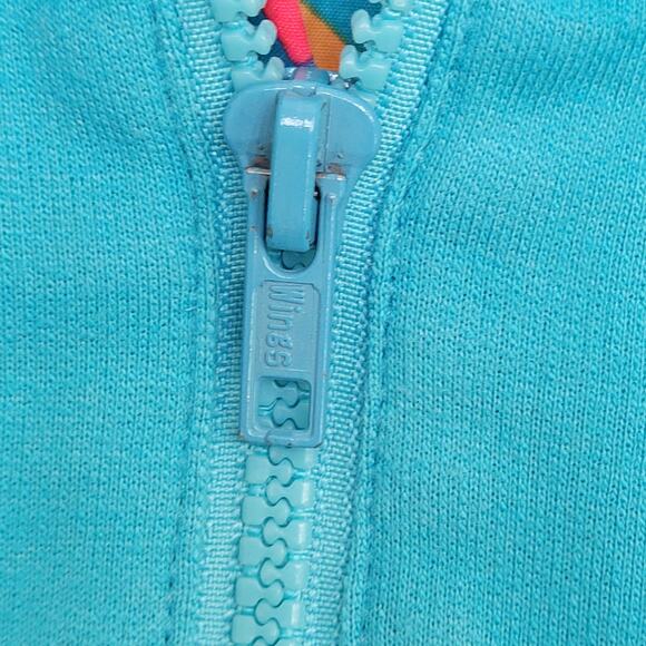 Vintage 80s NIKE Sweatshirt Womens Medium 22x22 Boxy Blue - Picture 14 of 16